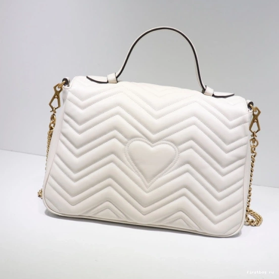 First bag ru bag top Gucci handle Marmont GG medium 0820